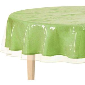BNYD Clear Plastic Tablecloth Protector, Table Cloth Vinyl (70" Round)