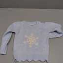 Gymboree Baby-Girls and Toddler Long Sleeve Crew Neck Pullover Sweater (12-18 Months, Frosty Snowflake)