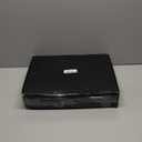 FRANSITON Black Waterfall Bathroom Faucet Lavatory Single Handle 1 or 3 Hole Bathroom Sink Faucet Washbasin Faucet with Deck and Pop-up Drain (Matte Black- Set of 2, Short)