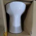 TOTO Drake Two-Piece Elongated 1.6 GPF Universal Height TORNADO FLUSH Toilet with CEFIONTECT, Cotton White - CST776CSFG#01