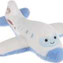Apricot Lamb Comfort Plane Stuffed Animals for Kids, Soft Cute Plush Toys for Baby Girl and Boy, Fluffy Comfort Plane, Medium
