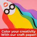 18" x 1200" (100 ft) Orange Kraft Paper Roll (Value Pack of 2), 45 lbs Thickness, Made in USA Colored Kraft Paper for School, Bulletin Board - Odorless, Non-Toxic, Safe for Kids