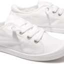 Women's Slip On Canvas Sneaker Low Top Casual Walking Shoes Classic Comfort Flat Fashion Sneakers