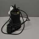 Superior Pump 91570 3300GPH Thermoplastic Submersible Utility Pump with 10-Foot Cord, 1/2 HP