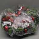 4PCS 13 Inch Christmas Wreaths Sets for Doors Cabinets