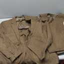 Retro Tweed Men Suits Herringbone Casual 3 Pieces Wedding Party Suit Set Prom Formal Tuxedo Wool Blend Slim Fit Blazer Sets, Brown, M