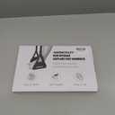 Airplane Foot Hammock, No Collapse Foot Rest for Plane Travel with Extended Adjustment Strap, Portable Desk Foot Hammock with Thickened Foam, Foot Sling Travel Essentials to Relax Your Feet (1 Pc Black)