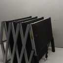 Extra Wide Dog Stairs for Car, Portable Folding Dog Ramps,Doggy Steps for Large Dogs with Non-Slip Grass Rug for Cars, SUV, Trucks, Lightweight Pet Ramp Supports Up to 200 lb, 6 Steps