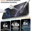 BENKS Matte Screen Protector for iPhone 16 Pro [2 Pack], Full Coverage Tempered Glass, Anti-Glare & Anti-Fingerprint, Easy Installation with Auto Dust Removal, Bubble-Free