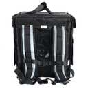 PK-65Abl:10"-12" Pizza Delivery backpack Bag 16" L x 12" W x 18" H, Open from Top and Side. Insulated Food Delivery Box, Insulated Cabinet for Catering, Restaurant, Delivery Bike Drivers, 42 cm x 33 cm x 47 cm