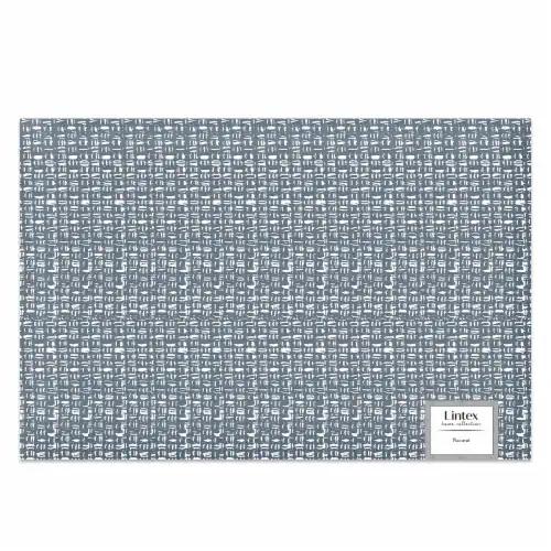 Lintex Solana Table Runner - Grey Blue, 13 x 72 in