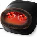 Snailax 2-in-1 Shiatsu Foot and Back Massager with Heat - Kneading Foot Warmer, Electric Feet Massage, Massagers for Back,Leg,Gifts for Women,Men (Black)