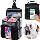 Mesh Shower Caddy,Portable HangingTravel Toiletry Bag Dorm Room Essentials for College Students Girls,Large Makeup Organizer for Full-Sized Toiletries,Travel Essentials for Women Girls Camping Beach (EXP 08/17/26)