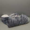 Homemate Heated Weighted Blanket for Adults - 50"x60" 10lbs Electric Throw Fast Heating Heavy Blanket 1/2/4/6/8 Hour Auto Off 10 Heat Levels Over-Heat Protection Soft Flannel Sherpa (01 - Light Grey)