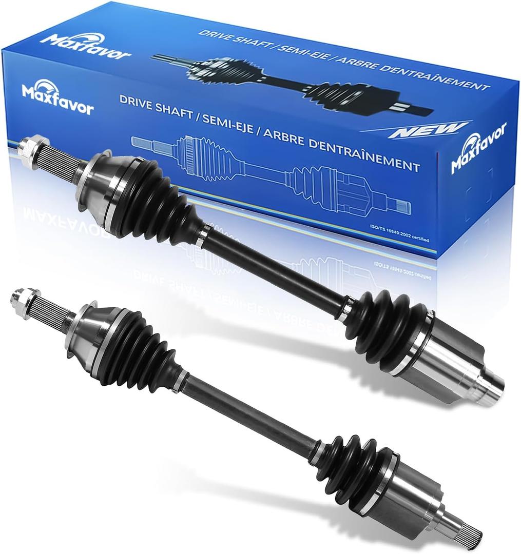 Maxfavor CV Axle Front FWD Replacement for Honda Civic 2006 2007 2008 2009 2010 2011 2.0L Si/MUGEN Si 4Cyl Manual, 2 pcs CV Axle Joint Shaft Assembly Driver and Passenger Side