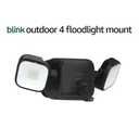 Blink Outdoor Floodlight Mount Wire-free, 700 lumens, Two-Year Battery Life, Set up In Minutes