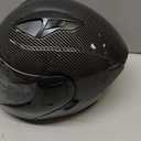 SPARK DOT Approved Modular Flip-Up Dual Visor Motorcycle Full Face Helmet for Adults Men & Women (Carbon Fiber, Large)