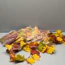 6 PCS Mobestech Artificial Autumn Maple Leaf Garland Vine Realistic Fall Leaves Pendant Decoration for Thanksgiving Indoor Outdoor Wall Hanging Non-wilting Autumn Vine for Home Party Festival