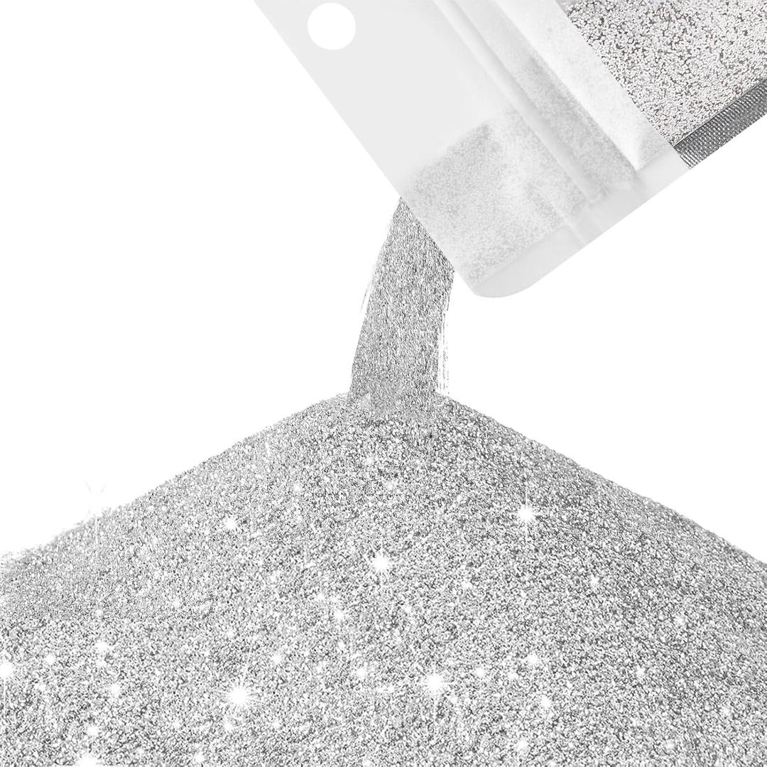 7oz / 200g Glitter Paint Additive Glitter for Painting Walls Silver for Painting Walls for Luminous Paint Finish on Interior or Exterior Wall, Ceilings, Wood, Varnish and Furniture