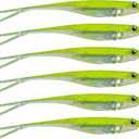Soft Plastic Bait 3/4/5-inch Fluke Lure Jerk Baits Shad Minnow Drop Shot Mid-Stroll Saltwater Fishing Bass Fishing
