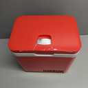 2LB Depot - Portable Car Mini Fridge - 1 Gallon Capacity - Hot and Cold Refrigerator Adjustable 20F to 65F - Ideal for Drinks and Food Storage - Red - Compact and Versatile Design