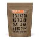 Real Good Coffee Company Real Good Coffee - Ground Coffee - Breakfast Blend Light Roast 100% Arabica Beans Roasted and Ground in Seattle - 2Lbs (32 Ounce (Pack of 1))