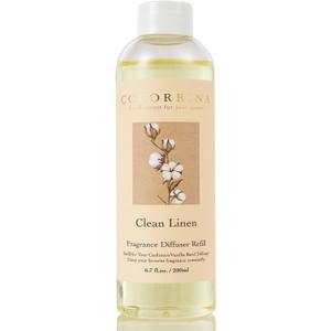 Cocorrna Reed Diffuser Refill - Clean Linen 6.7 oz. Scented Oil for Reed Diffuser Home Fragrance for Bedroom, Bathroom Home Decor