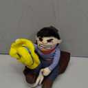 DELIFUR Dog Halloween Costume Funny Dog Cowboy Riding Costume Pet Costume Cat Suit Cowboy Rider Style for Small Medium Large Dogs (Cowboy, Small)