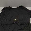 SOLY HUX Women's Plus Size Cowl Neck T Shirt Metal Decor Short Sleeve Going Out Tops (XX-Large Plus)