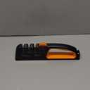 5 Precision Adjust Knife Sharpener- 3-Stage Premium Kitchen Knife Sharpener to Repair, Restore & Polish Blades by Sharp Pebble