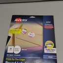 Avery Matte White Round Labels, Sure Feed Technology, Permanent Adhesive, 1-1/2", 400 Labels (8293)