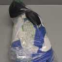 Halloween Costume for Girls, Bule White Callar Dress, White Apron and Black Headband (Small (5-7Yr))