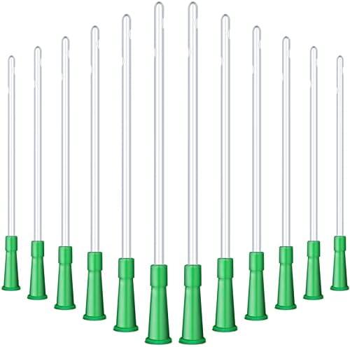 Nuanchu PVC Replacement Tubings Supplies Tubes Kit Clear Replacements Hose with Flexible Rounded End for Smooth Insert(14 FR,90 Pieces) EXP. 08/05/2027