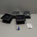 Dynaming 6 Pack Solar Post Cap Lights Outdoor, Fence Post Solar Lights Fit for 4x4 5x5 6x6 Vinyl/Wooden Posts, High Brightness Warm White SMD LED Lighting Decor for Garden Deck Patio (Black)