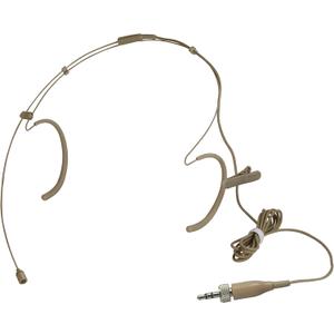 HEIMU Double Earhook Headset Boom Omni-Directional Microphone (for Sennheiser Type 3.5mm Plug Skin）