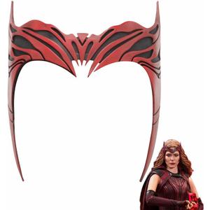 WandaVision Wanda Maximoff Witch Headpiece Halloween Mask Cosplay Costume Tiara (Adult)