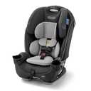 Graco Slimfit 3-in-1 Convertible Car Seat, Slim Car Seat with Space-Saving Design, Highback Booster Seat with 10-Position Headrest, Rear Facing and Forward Facing Carseat, Darcie MFD: 07/21/2026