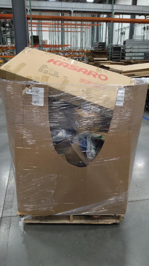 Pallet of salvaged items