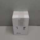 Tioncy Dog Treat Container Set of 3 with Bamboo Lids and Spoon Airtight Metal Dog Treat Jars with DIY Labels Pen Large Pet Cookie Snack Food Storage Container for Kitchen Counter(White)