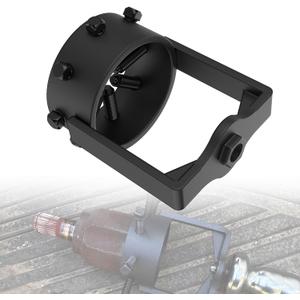 Heavy-Duty ATV/UTV CV Axle Removal Tool, 95mm OD CV Axle Puller Tool with Powder-Coated Surface, Axle Puller with Reinforced Gussets for ATVs/UTVs, Fits 5/8"-18 Slide Hammers (Not Included)