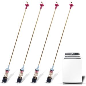 AZ4U Upgraded 4Pcs DC97-16350V PS12740434 27.6in Washer Suspension Rods Damper Replaces For Samsung Washer WA54R7600AV/US WA54R7600AC/US WA54R7200AW/US WA54R7200AV/US WA54R7600AW/US PD00071611