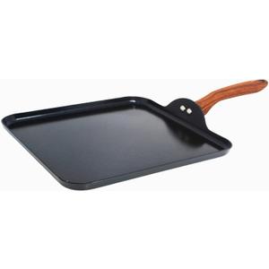 IMUSA 11 Inches Square Griddle Pan with Cool Touch Handle, Non-Stick Ceramic Coated, Talavera design (1.5 Quarts)