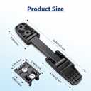 2 PCS Premium Heavy Duty Hood Latch Kit, LH/RH, Fits Kenworth T170 T270 T300 T370 T440 T470 T660 / Peterbilt 325 335 337 340 348 384 386 567 569 / Mack CH/Blue Bird, Replace 315-5502 315-5503