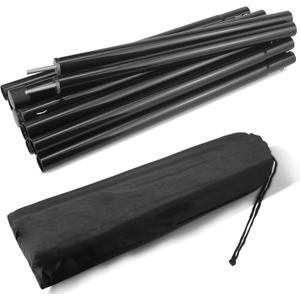 Tent Poles, 7FT Adjustable Camping Tarp Poles, Set of 2 Rods, Sturdy and Portable, Suitable for Outdoor Awning Canopy Rain Fly Shelter Camping