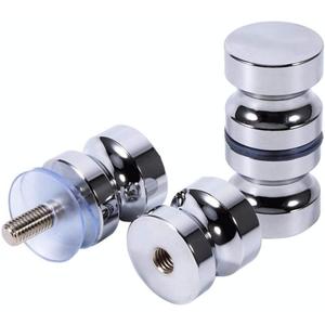 ZKSM 2 Set Shower Screen Handle Bathroom Door Handle Knob with Solid Stainless Steel for Replacement Groove Glass Door(Install Screw 7.8x30mm)