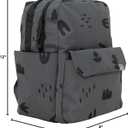 RED ROVR Mini Roo Lightweight Backpack | 6 pockets for everyday essentials (Charcoal Doodle)
