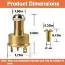 Boat Ignition Switch with Keys 3 Terminals 3 Position Off-On-Start 12Volt 15A Marine Ignition Switch MP39060-1