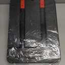 Folding Hand Truck, 500 LBS Heavy Duty Foldable Dolly Cart with Wheels, Telescoping Handle & 2 Elastic Ropes, Portable Luggage Cart for Moving, Travel, Home, Black Red