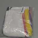 24Pcs Canvas Makeup Bags Bulk, 7.87 x 5.7 Inch Cotton Sublimation Blank DIY Heat Transfer Cosmetic Bag w/Colorful Zipper for Bridesmaid Makeup Bag Travel Toiletry Pouch Storage, Mother's Day Craft