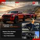 Tow Hooks PT974-35250 Compatible with Toyota Tacoma 2024 2025 2026 - Red
Heavy-Duty Forged Steel Front and Rear Recovery Points (Driver & Passenger Side Pair), Red Rust-Resistant Coating